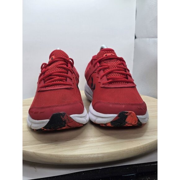 Under Armour Red UA Charged Assert 10 Men’s Size 8.5 Athletic Running Shoe New - Picture 2 of 8